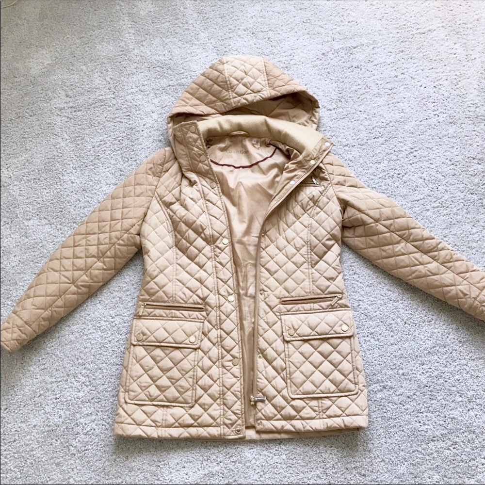 Calvin Klein Quilted Jacket with Detachable Hood - Picture 6 of 8